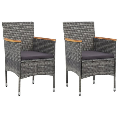 Patio Dining Armchair with Cushion