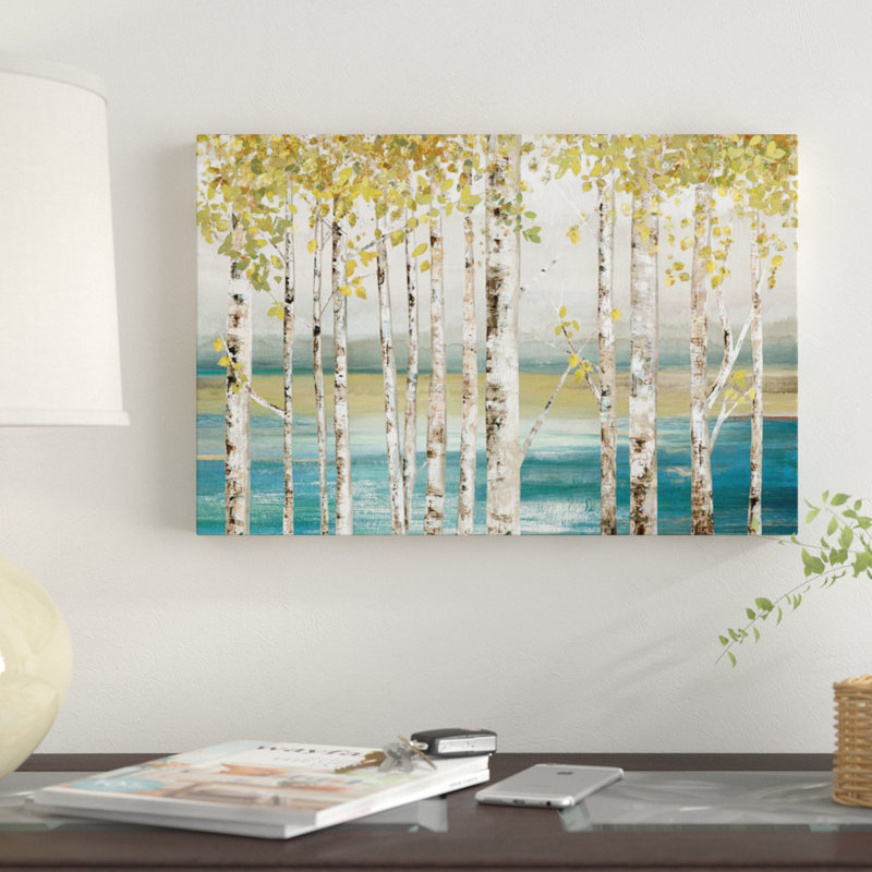 «Down By The River I» par Allison Pearce - impression sur toile tendue, H 18 po x l 26 po x P 1,5 po, Toile tendue