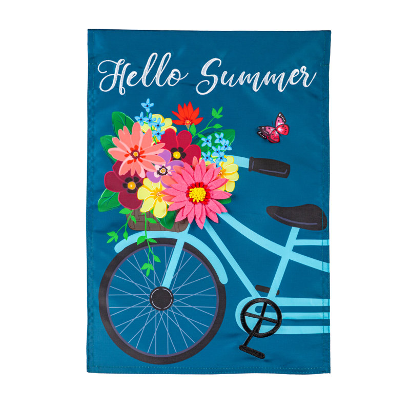 Drapeau de jardin en polyester 18 po x 12,5 po