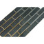 Athena Black 15" X 12" Glass Mosaic Wall Tile-63332420