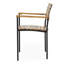 Chaise en bois et métal Laris