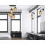 Thame 4 - Light Black Cluster Pendant-1619612147