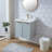 Maari 24'' Light Gray Modern Wall Mounted Bathroom Vanity With Rectangular Ceramic Sink