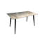 Ensemble de table et chaises de salle à manger en pierre frittée pour 2 personnes, montage facile-319502311