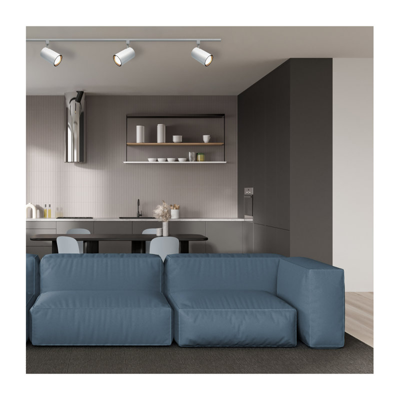 48'' 3 -Light Track Track Kit with Dimmable