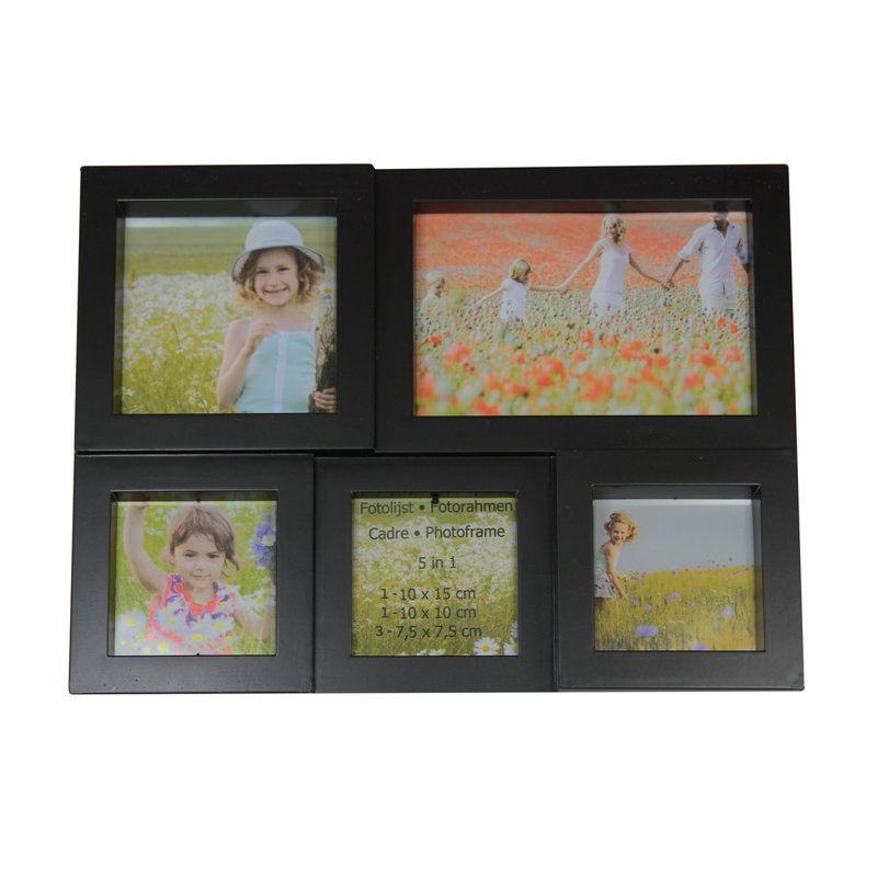 Décoration murale cadre photo 11,5 ", Noir