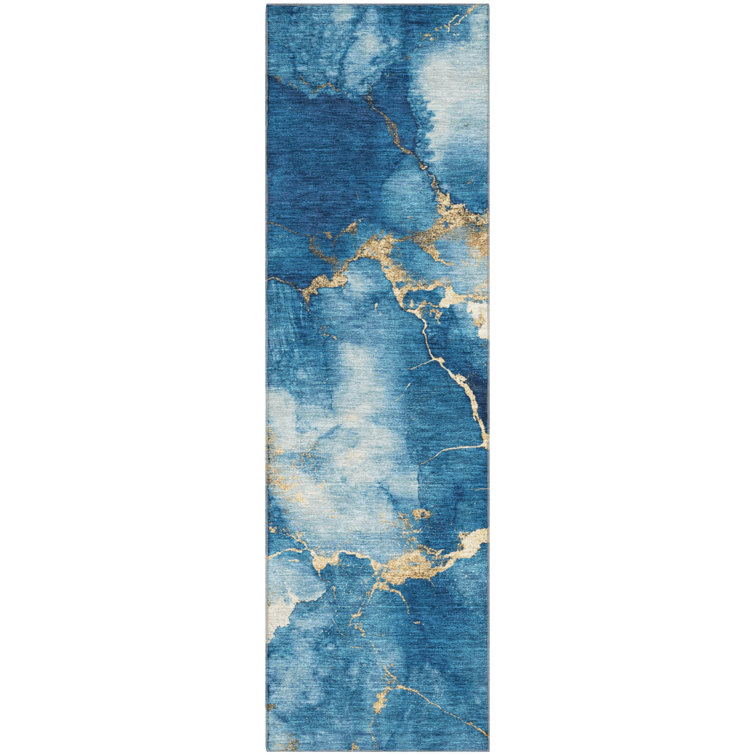 Premium Machine Washable Jacquez AMF1790 Abstract Rug