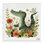 «Floral Happy Alligator», art mural sur toile par Roozbeh Bahramali