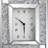 Jeni Modern Decorative Small Silver Tabletop Clock-1412555050