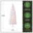 6.5ft. Royal Grove Fir White Pencil Christmas Tree with Clear Lights-1785148473