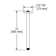 12" Ceiling Mount Shower Arm With Square Escutcheon