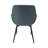Haglund Leather Dining Chair with Powder-Coated Iron Legs Accent Side Chair Foam Padded Seat Versatile Kitchen Chair for Modern Home and Kitchen-123386568-123386567
