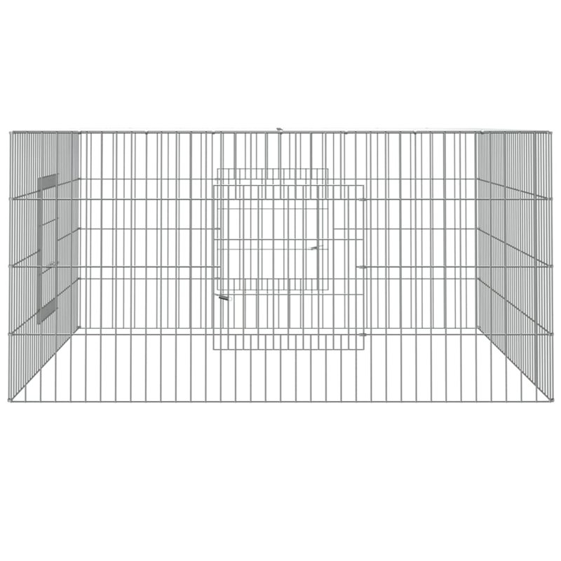 Donoghue Weather Resistant Rabbit Cage, 55cm H x 110cm W x 110cm D