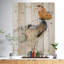 Golden retriever avec papillon - peinture sur-77163796