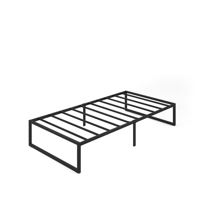 Corbe Platform Bed, Single (3'), Black