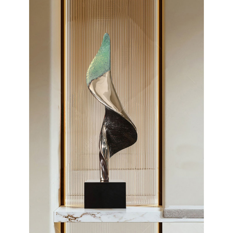 Modern And Thriving Abstract Fiberglass-Reinforced Marble Base Decorative Items