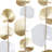 Gold Metal Tall Cut-Out Leaf Wall Decor with Gold Frame 12"W, 34"H