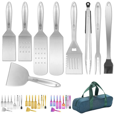 Stainless Steel Grilling Tool Set