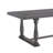 Bernard Weathered Gray Oak Finish Dining Table