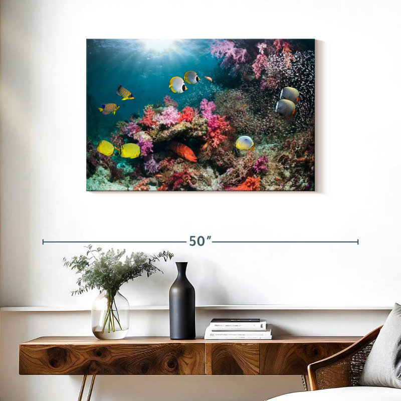 Andaman Sea Life, H 24 po x l 36 po