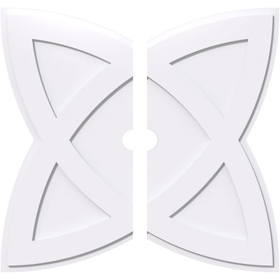 Médaillon de plafond contemporain en PVC de qualité architecturale Cosmo