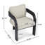 Chaises de salle à manger rembourrées Demars Modern-114906742-114906741