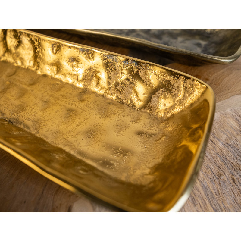 Handcrafted Gold Tray 