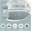 Birdie Blossom Duvet Cover and Pillowcases Set, Polycotton, Machine Washable, Soft Yarn Bedding-1661037790-1661037786