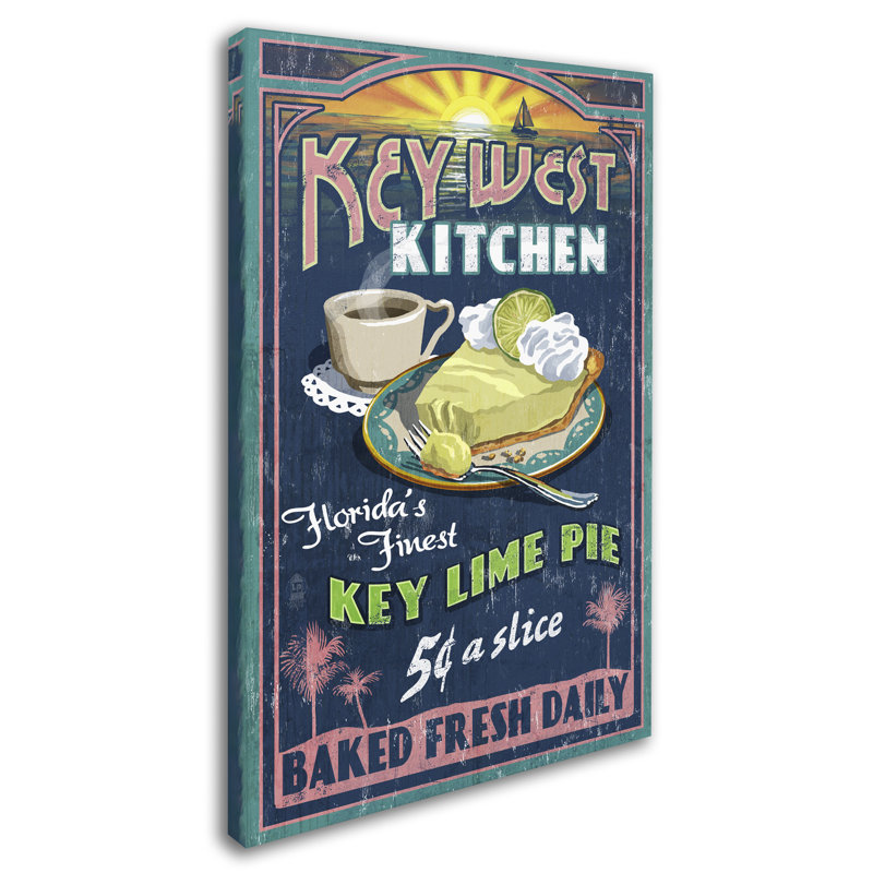Publicité rétro sur toile Kadey Cuisine, H 24 po x l 16 po x P 2 po