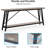 70.9” Modern Industrial Sofa Table-194020609-194020610