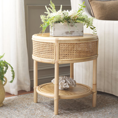 Cynequa round side table