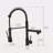 Commercial Stainless Steel Kitchen Faucet With Pull Down Sprayer, Single Handle Single Lever Kitchen Sink Faucet