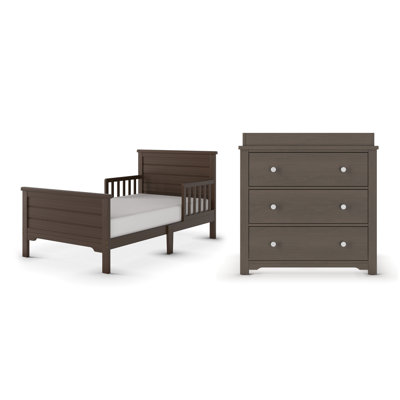 Woodland Toddler Bed 2 -Piece Nursery Furniture Set