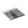 8 Degree™ Undermount Bar Sink with Bottom Bowl Rack and Wine Rack