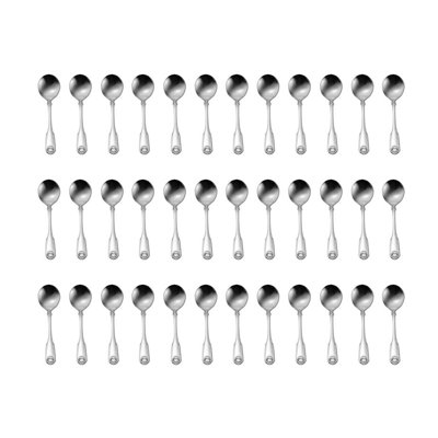 Classic Shell Bouillon Spoons by Oneida (18/10)