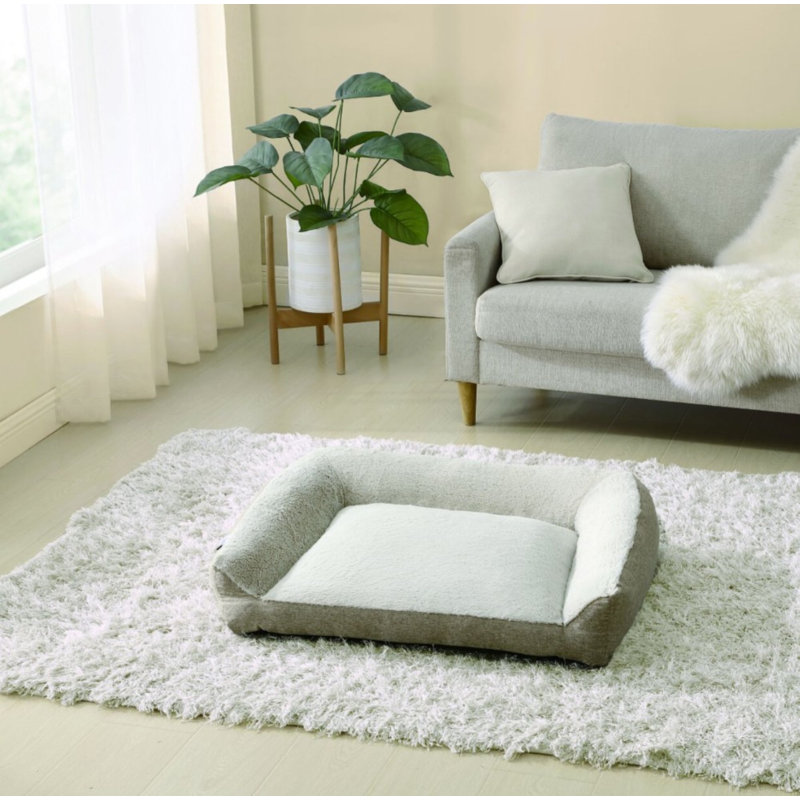 Sealy Supportive Pet Plush Couch, Tan