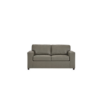 Causeuse en cuir véritable 62 po Ilmo