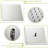 12" Ceiling Mount Shower System In Brushed Nickel - Square With Waterfall Tub Spout 3 Function, Rainfall & Handheld Valve Effortless Installation And Sanitizing Benefit Easy To Install Purify