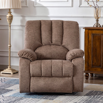 Esquiel 92 cm Wide Velvet Lift Assist Recliner with Massager and Heated Cushion