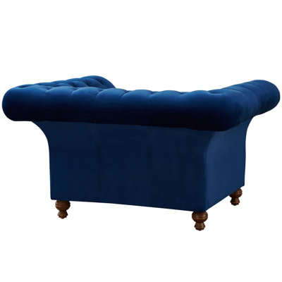 Peppie Velvet Chesterfield Chair