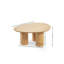Solid Wood Three Leg Coffee Table