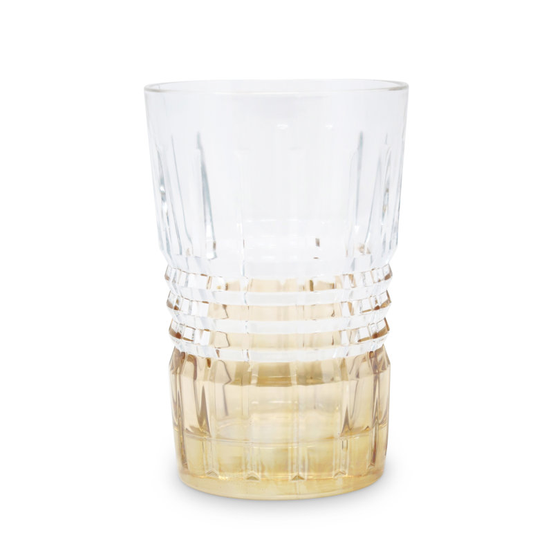 Ensemble de 6 verres à gin, Transparent / ambre