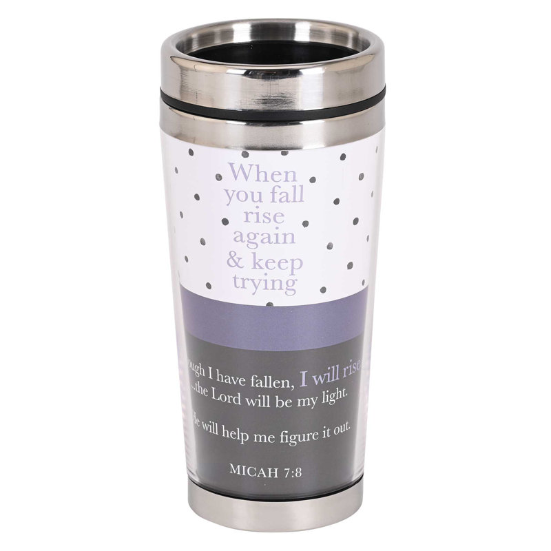 16 oz. Tasse de voyage isolée en acier inoxydable