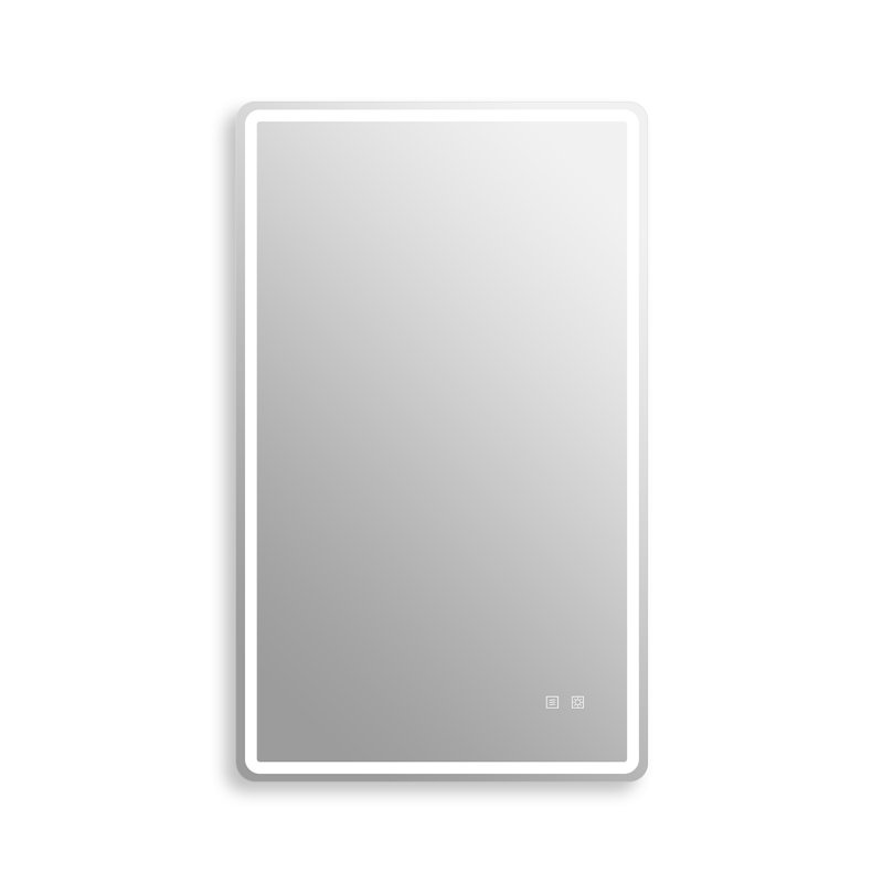  32'' x 40'' LED Bathroom Vanity Mirror, Anti-fog, Frameless Rectangle Wall Mounted Mirror, 32" x 40"