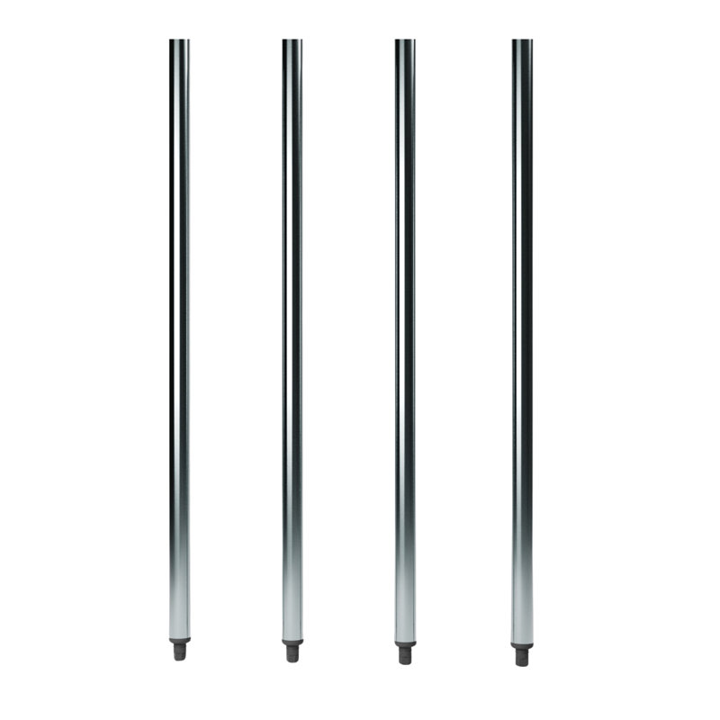 42 In. Galvanized Steel Legs For Work Tables. Set Of 4