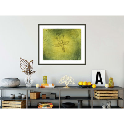 «Down the More Troubling Bird» par Paul Klee, impression giclée encadrée