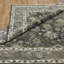 Tapis gris anthracite en laine noué à la main Hari-265815626