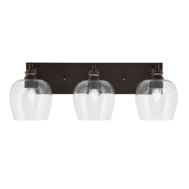 Éclairage pour meuble-lavabo 3 lumières Attar, Espresso, Transparent