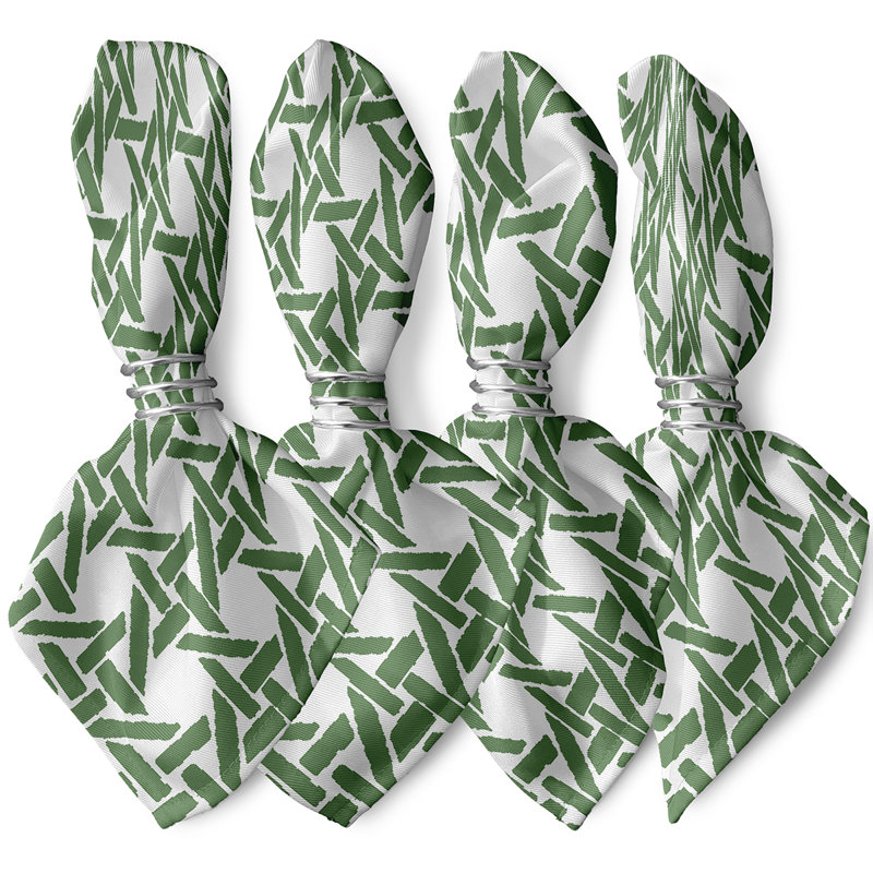 Ensemble de serviettes 4 pièces Josefien, Vert