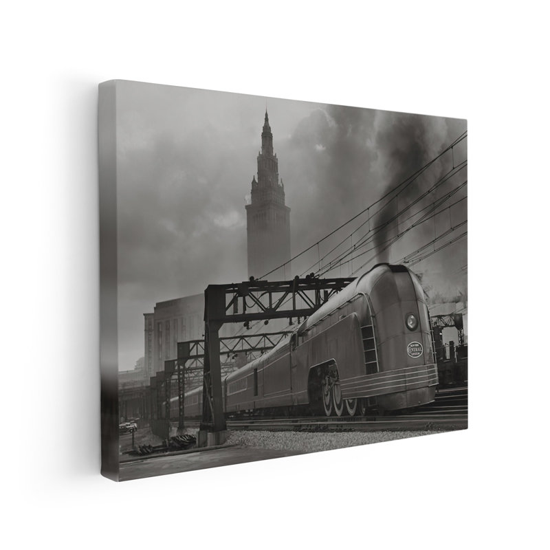 New York Central Mercury Train, Unframed, Canvas, 18"H x 24"W